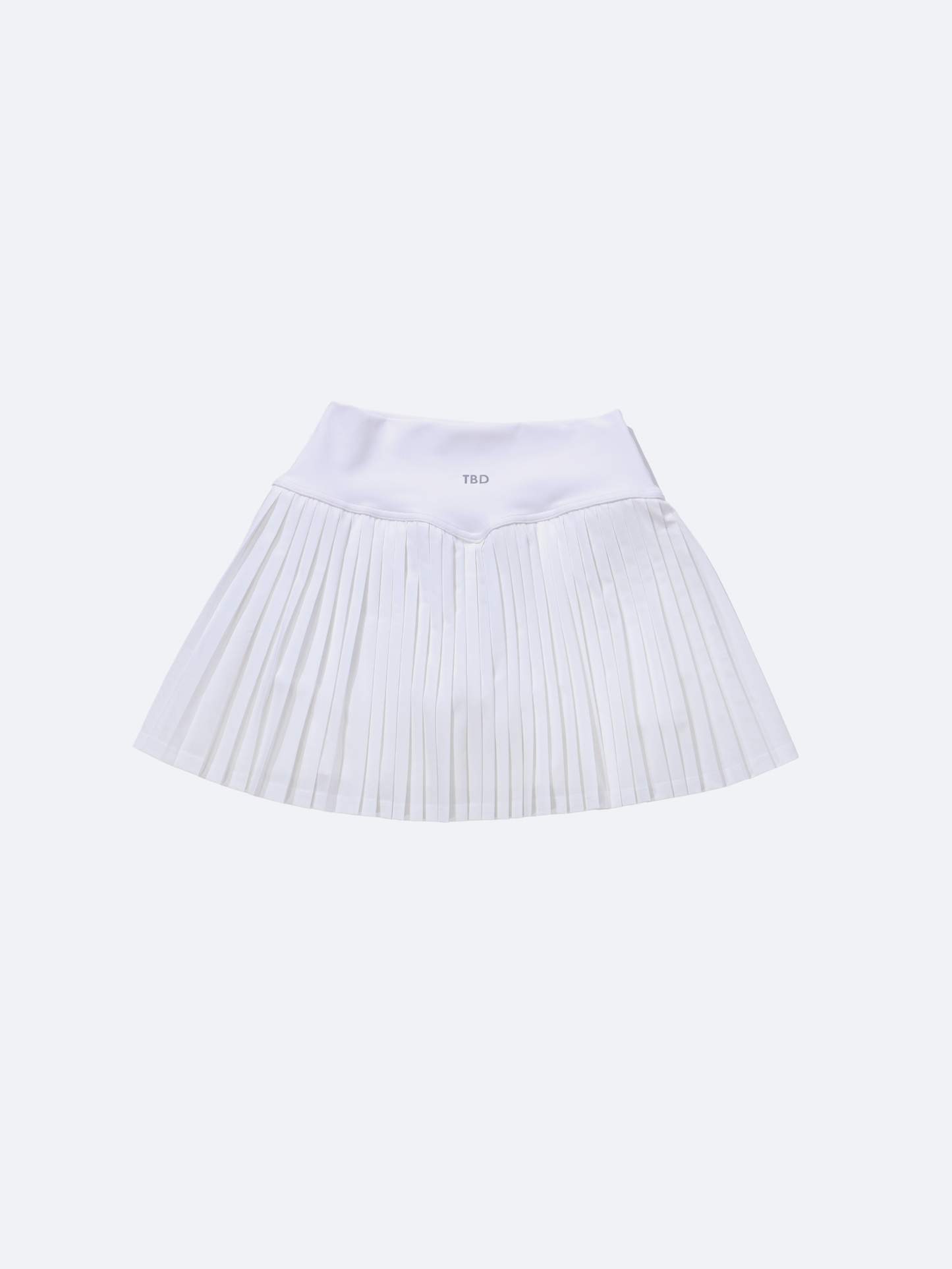 TBD Pleated Skirt - White