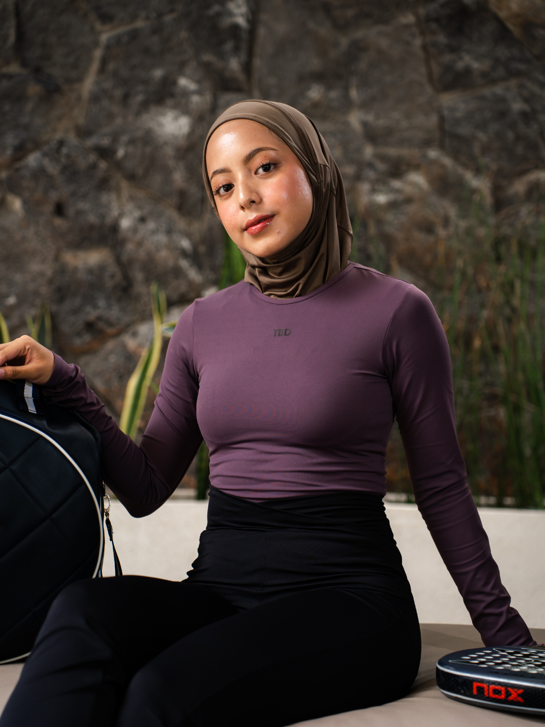 TBD Athleisure - Longsleeve Inguz Greyish Purple Women