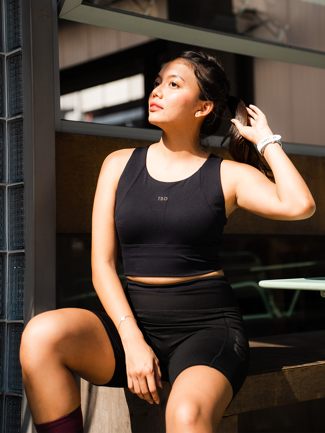TBD Athleisure - Crop Top Inguz Nexa Black
