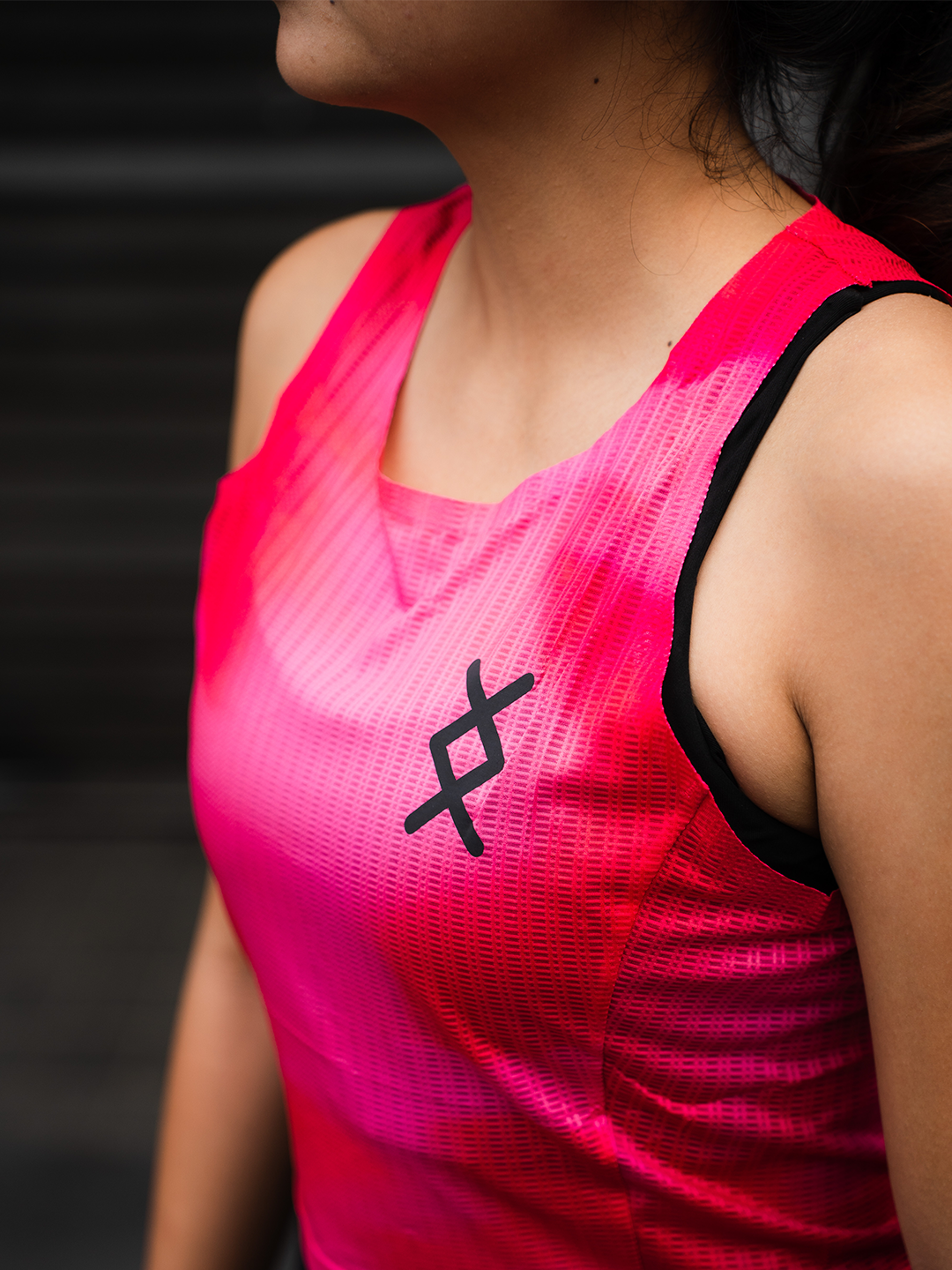 TBD Performance - Crop Top Singlet Inguz Pink Blossom Women