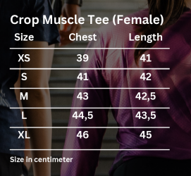 TBD Performance - Crop Muscle Tee Inguz Smoke Women