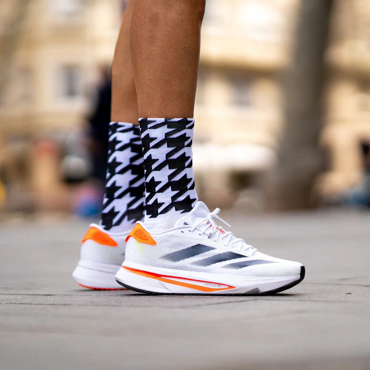 SPORCKS - FLOW WHITE - RUNNING SOCKS