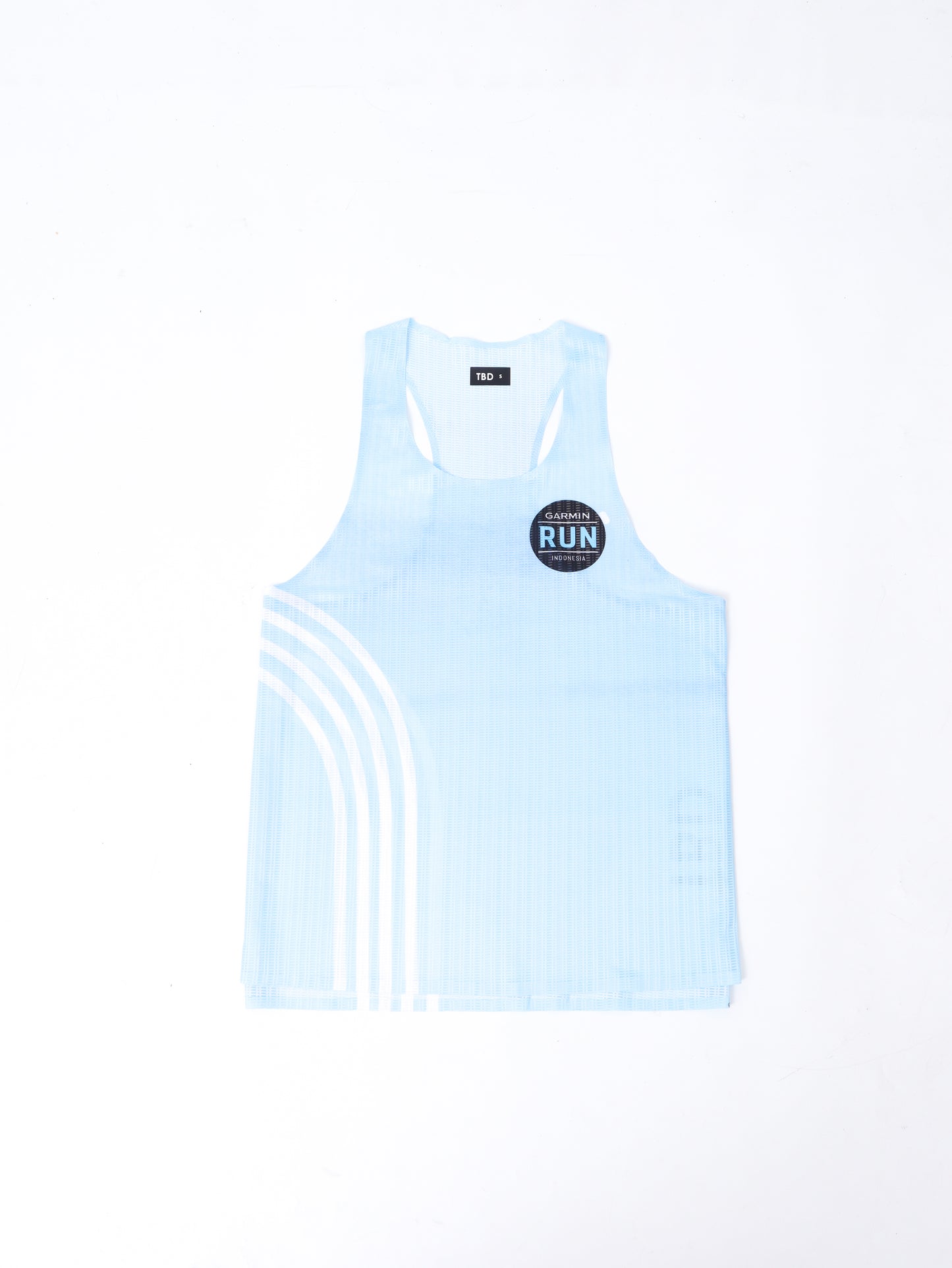 TBDxGarmin Run 2025 Official Mechandise - Singlet Blue