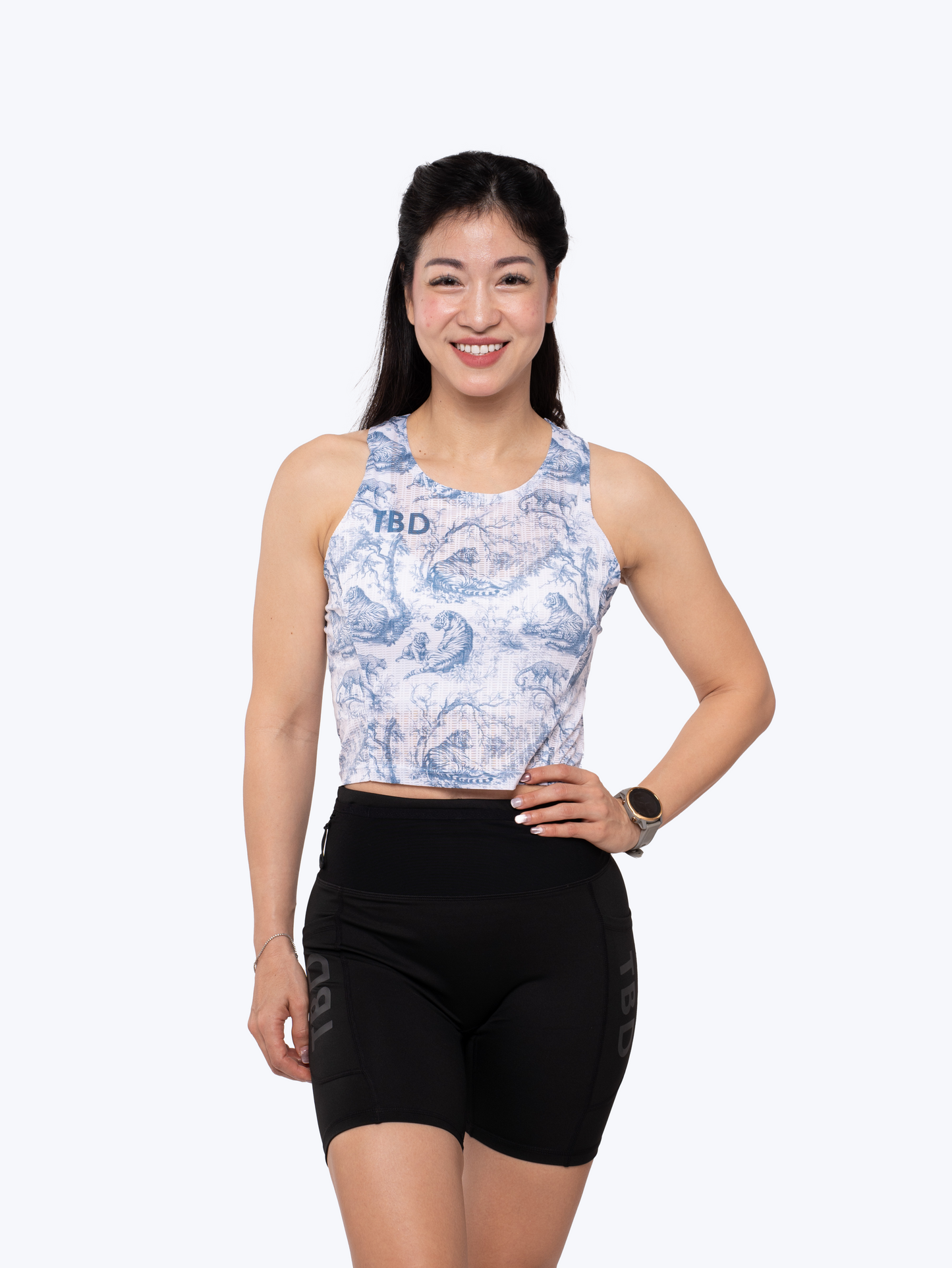 TBD x Kerenina Sunny - Crop Top Singlet