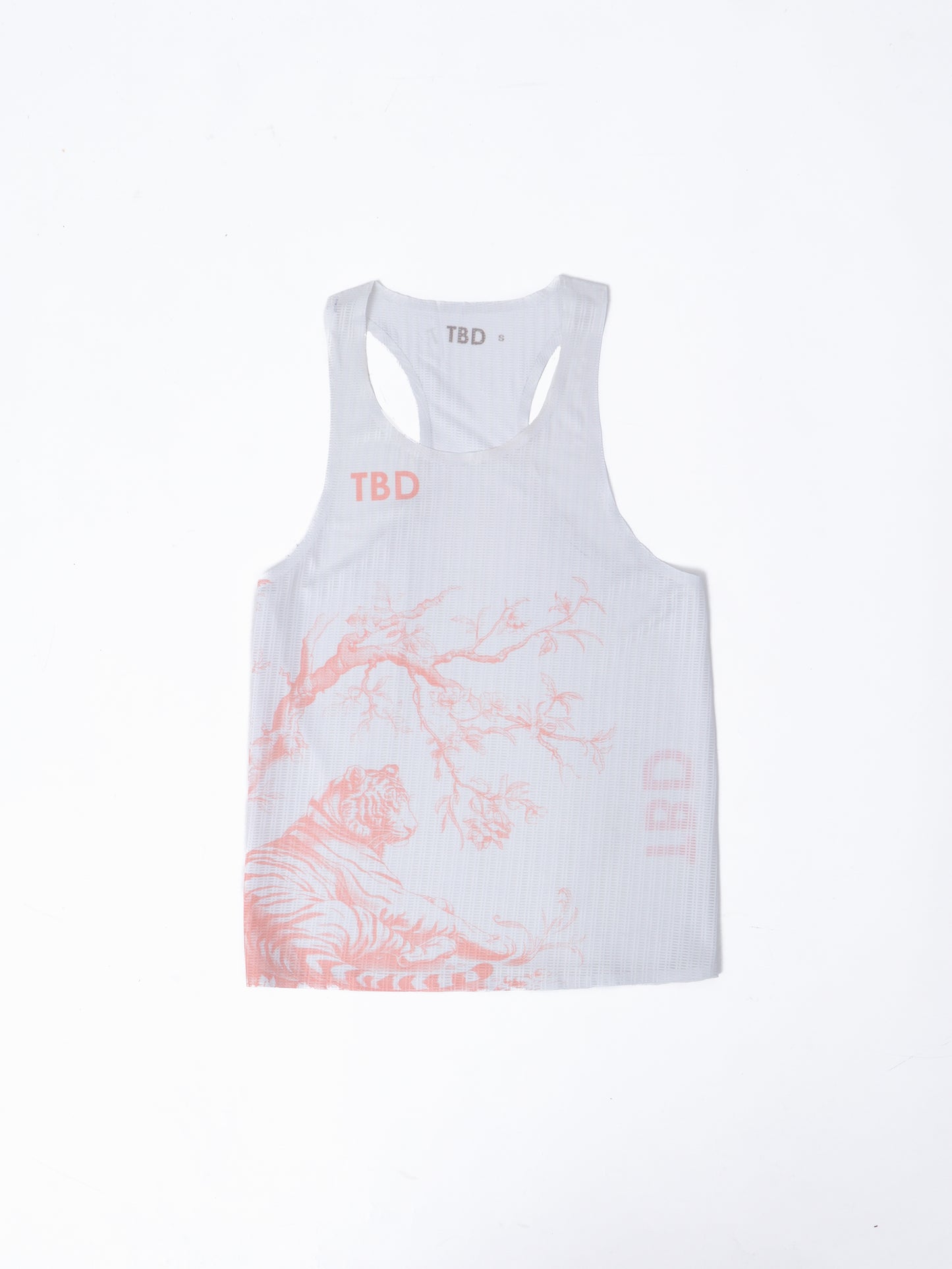 TBD x Kerenina Sunny - Singlet White Pink
