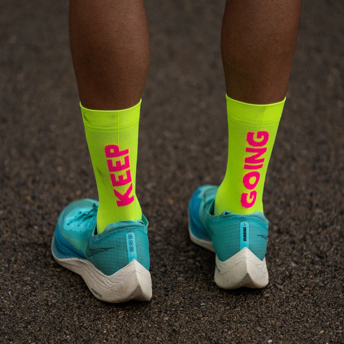 SPORCKS - KEEP GOING YELLOW - RUNNING SOCKS