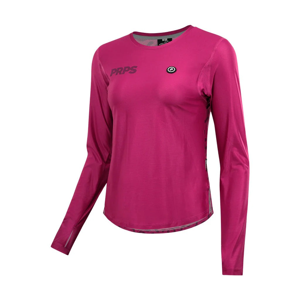 PURPOSE - WOMEN Hypermesh™ ELITE Running Shirt Long Sleeve - Amaranth Red