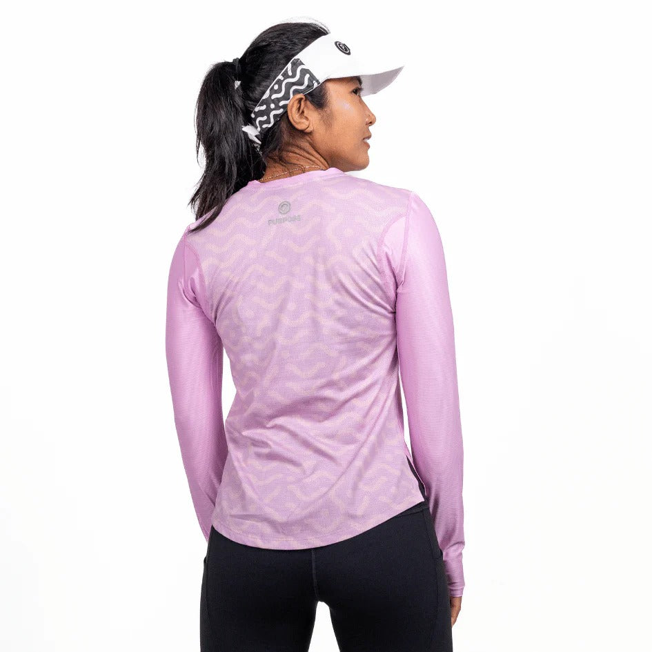 PURPOSE - WOMEN Hypermesh™ ELITE Running Shirt Long Sleeve - Blush