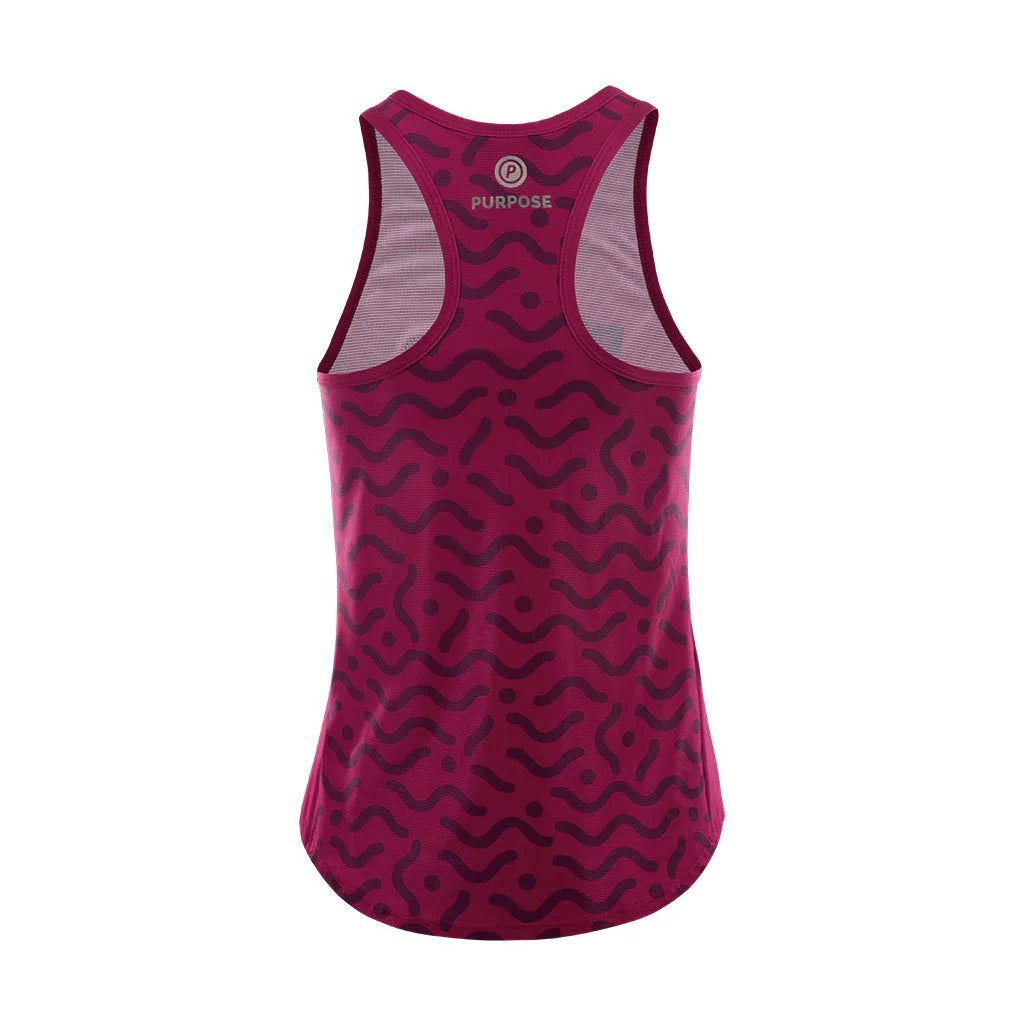 PURPOSE - WOMEN Hypermesh™ ELITE Running Singlet - Amaranth Red