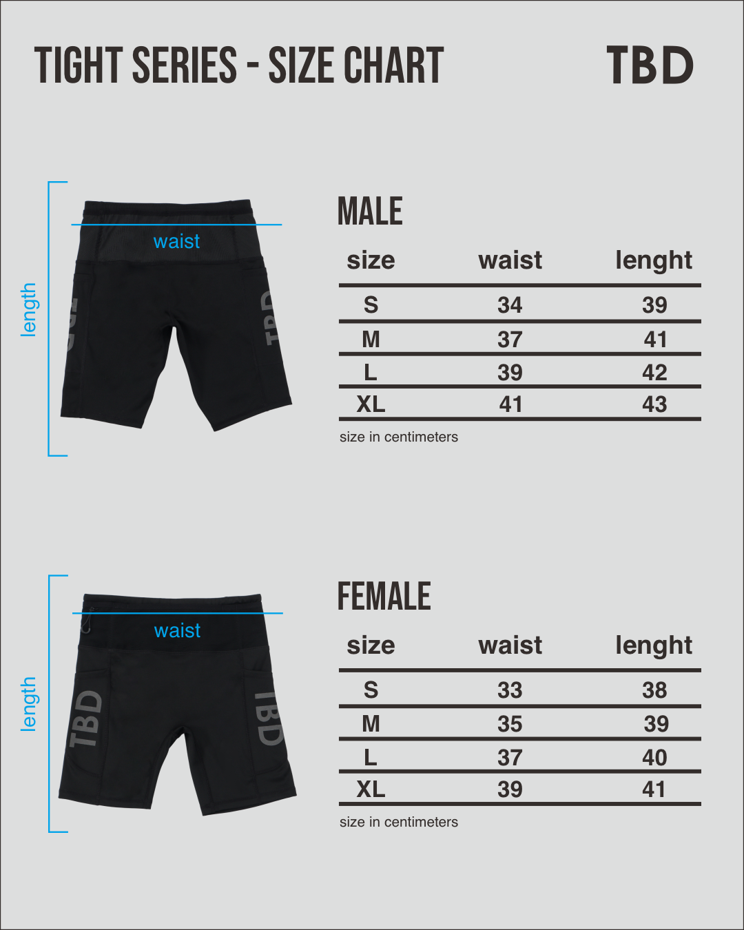 TBD Performance Tights - Female