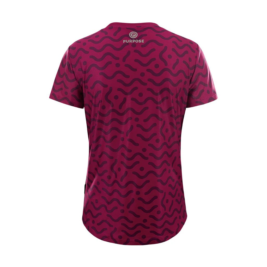 PURPOSE - WOMEN Hypermesh™ ELITE Running T-Shirt - Amaranth Red