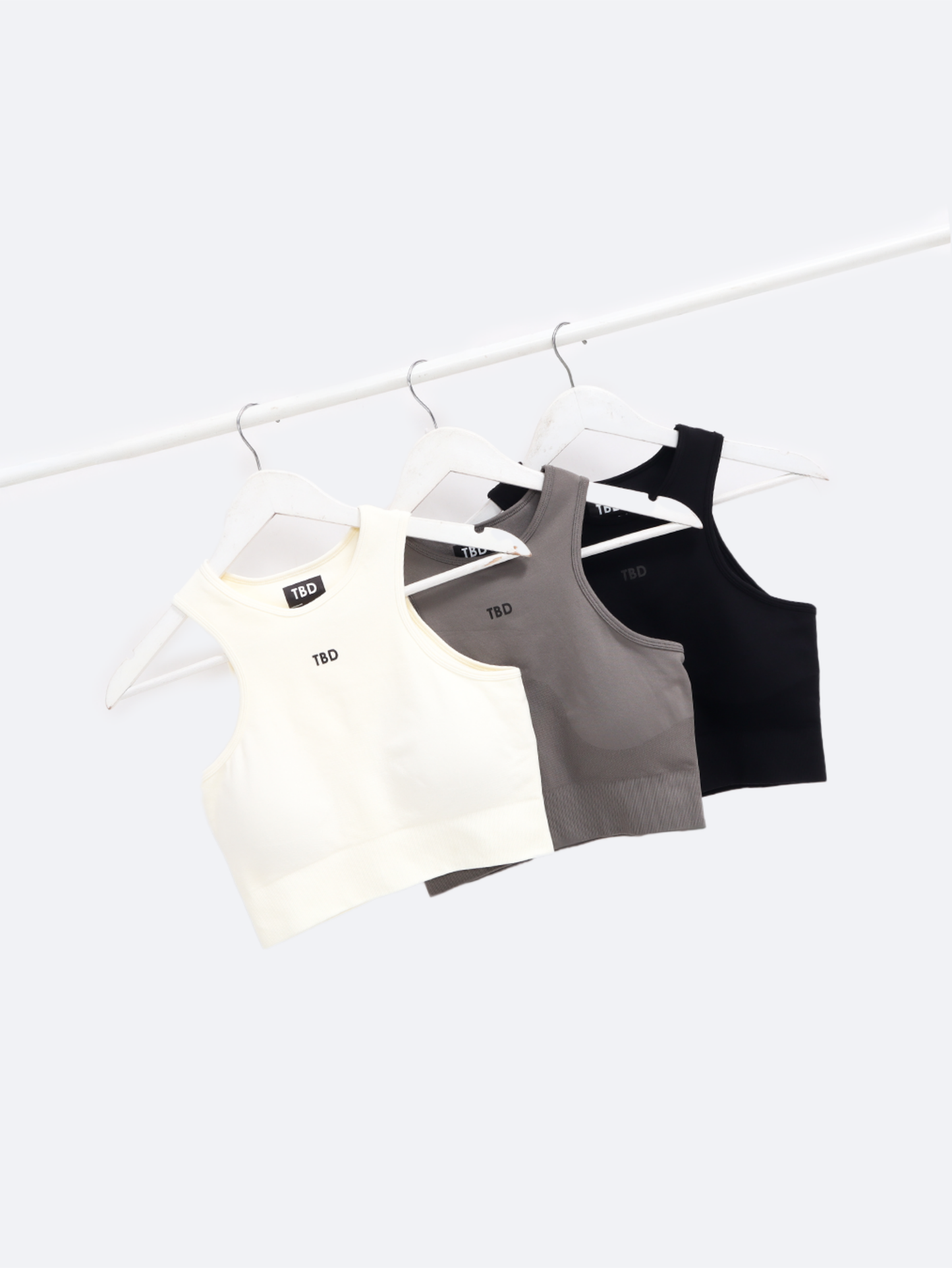 TBD Athleisure - Crop Top Xyra Grey