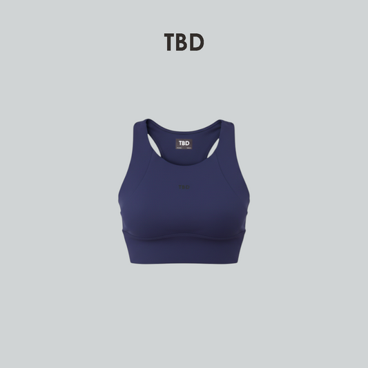 TBD Athleisure - Crop Top Nexa Blue