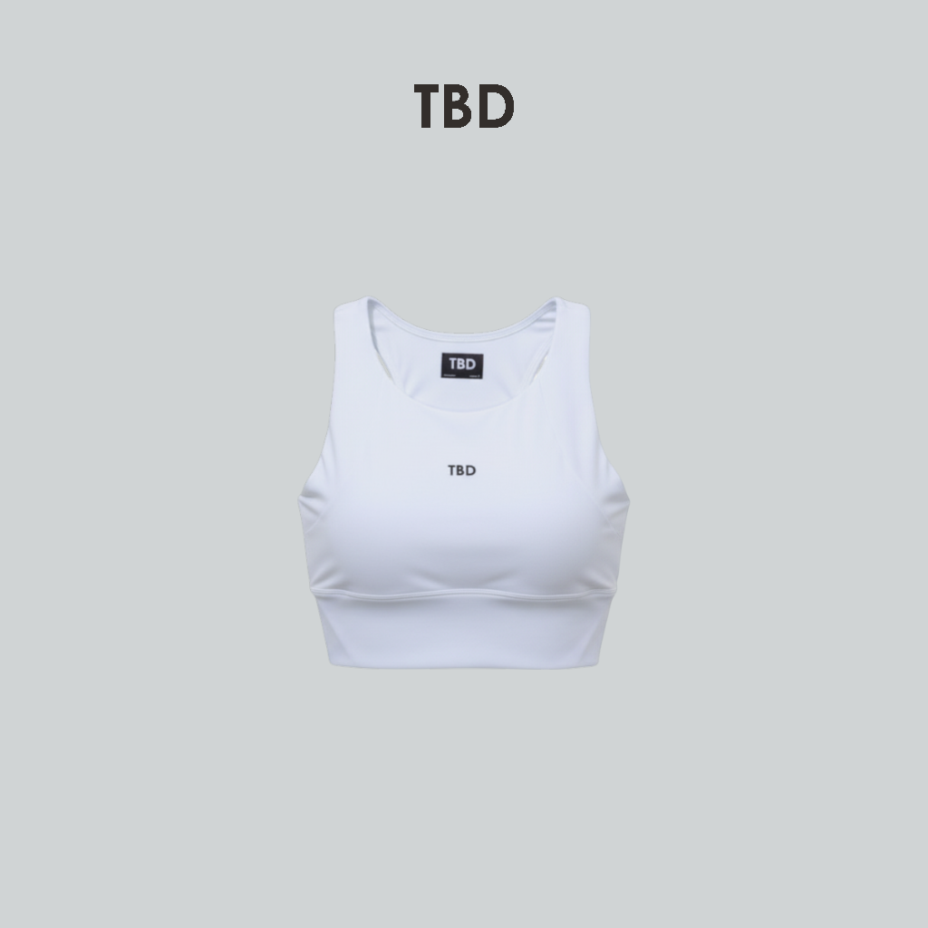 TBD Athleisure - Crop Top Nexa White