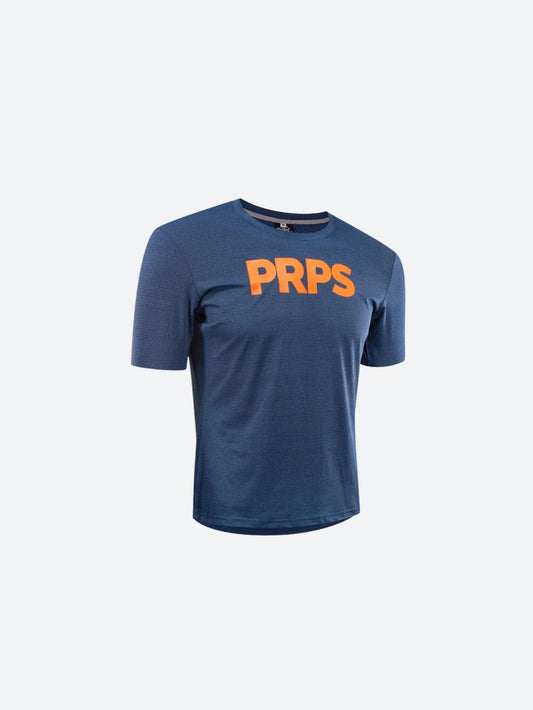 Team PRPS (Navy) - Training & Everyday T-Shirt - Neon Orange