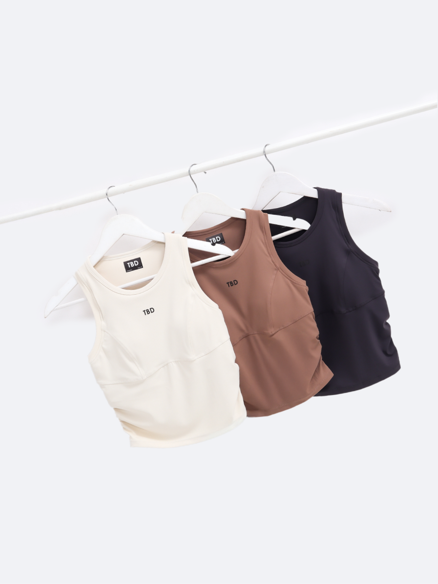 TBD Athleisure - Crop Top Aeris Grey