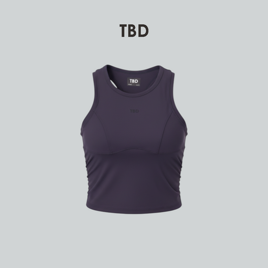TBD Athleisure - Crop Top Aeris Grey
