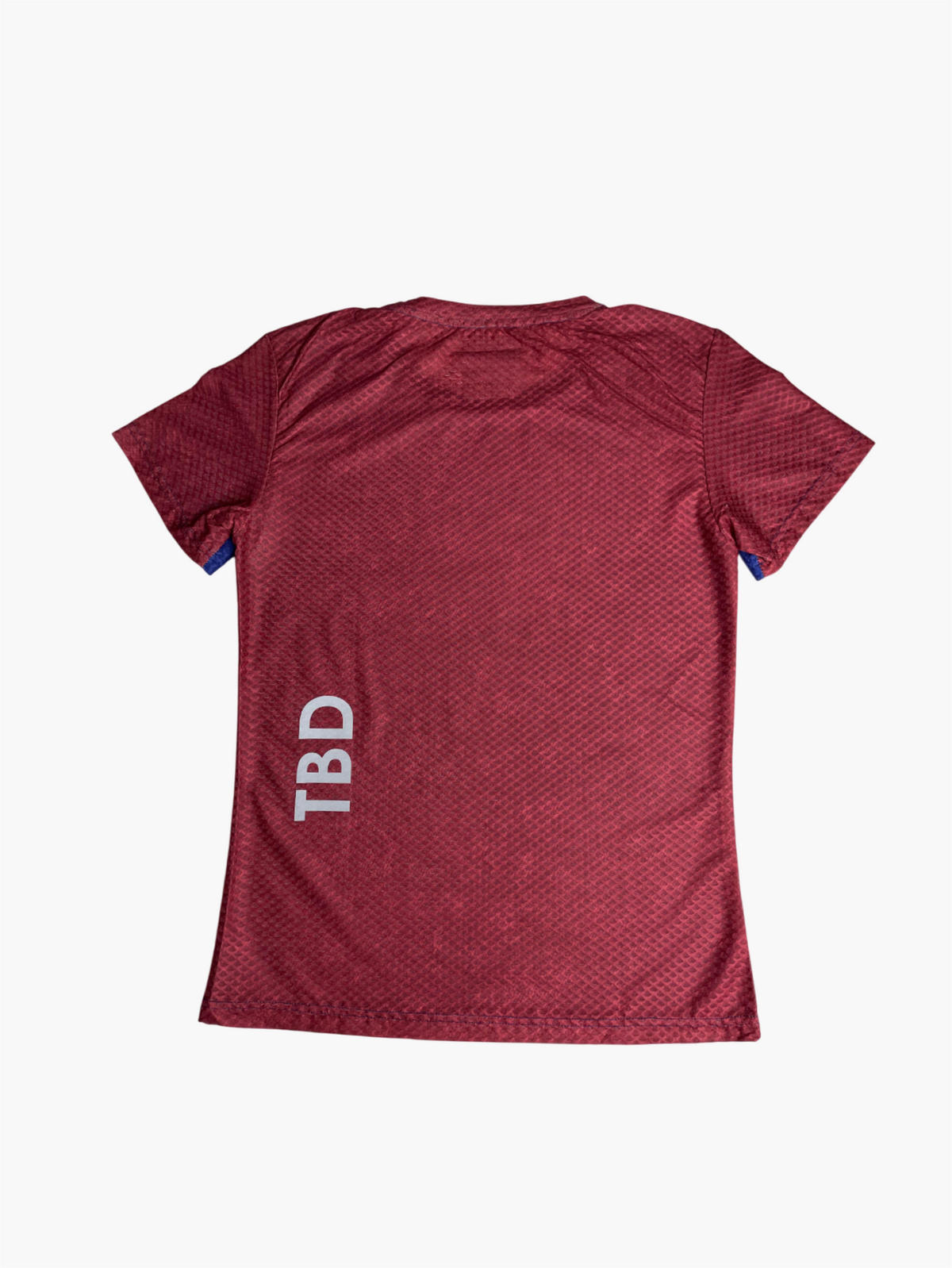 TBD Male Running T-shirt - Red Blue