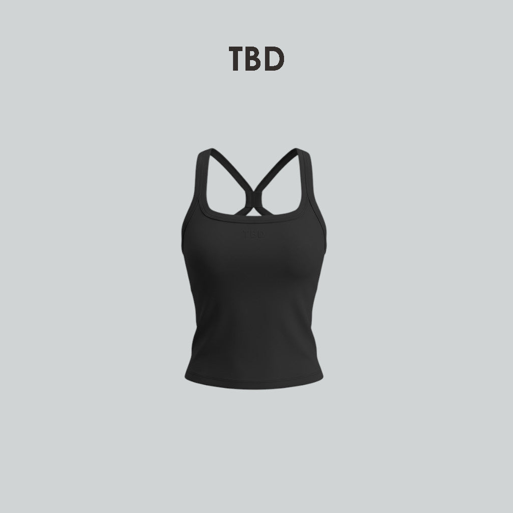 TBD Crop Bra Black