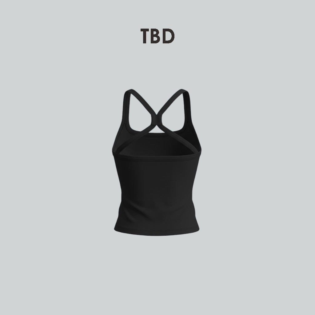 TBD Crop Bra Black