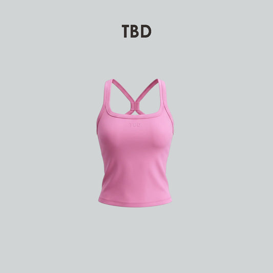 TBD Crop Bra Pink