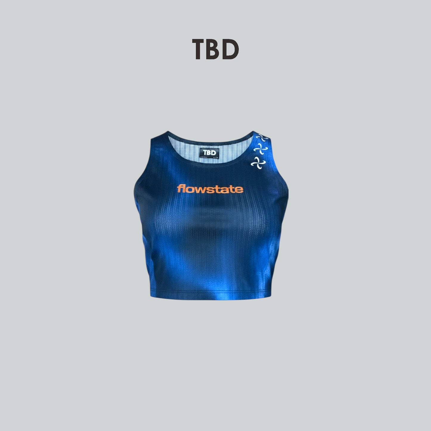 TBD Flowstate Collection - Crop Top Female Abyss Flow