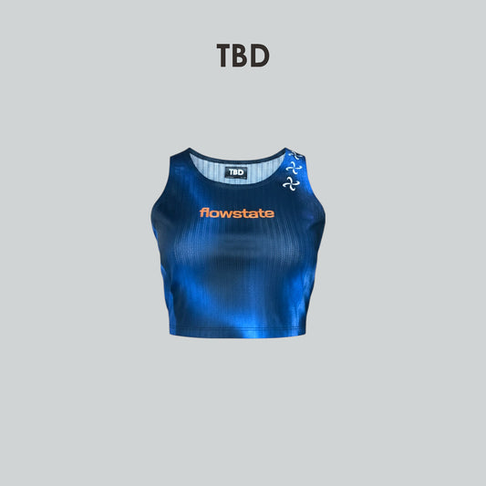 TBD Flowstate Collection - Crop Top Female Abyss Flow