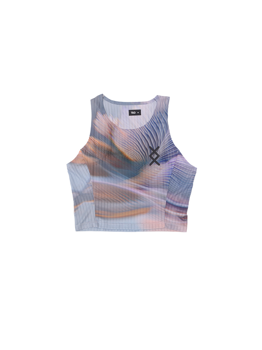 TBD Performance - Crop Top Singlet Inguz Orchid Blue Women
