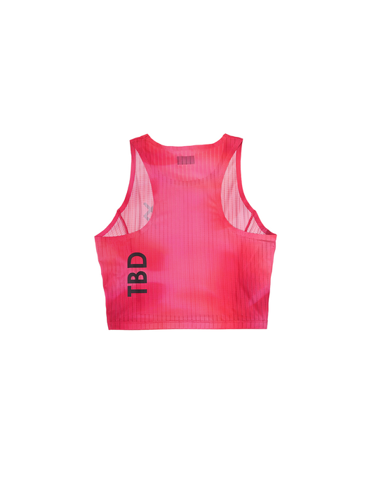 TBD Performance - Crop Top Singlet Inguz Pink Blossom Women