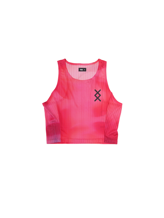 TBD Performance - Crop Top Singlet Inguz Pink Blossom Women