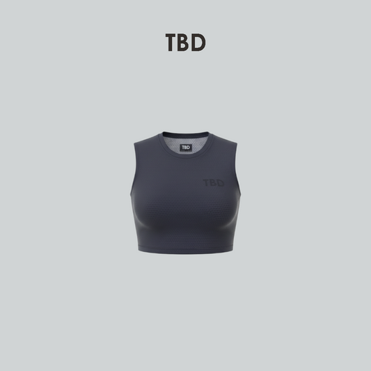 TBD Performance - Crop Muscle Tee Inguz Smoke Women