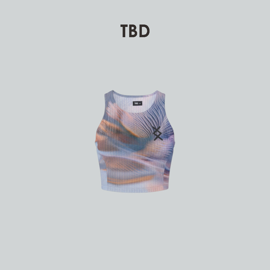 TBD Performance - Crop Top Singlet Inguz Orchid Blue Women