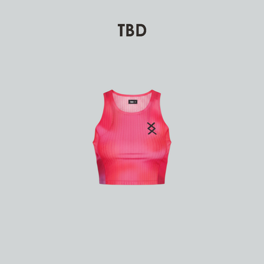 TBD Performance - Crop Top Singlet Inguz Pink Blossom Women