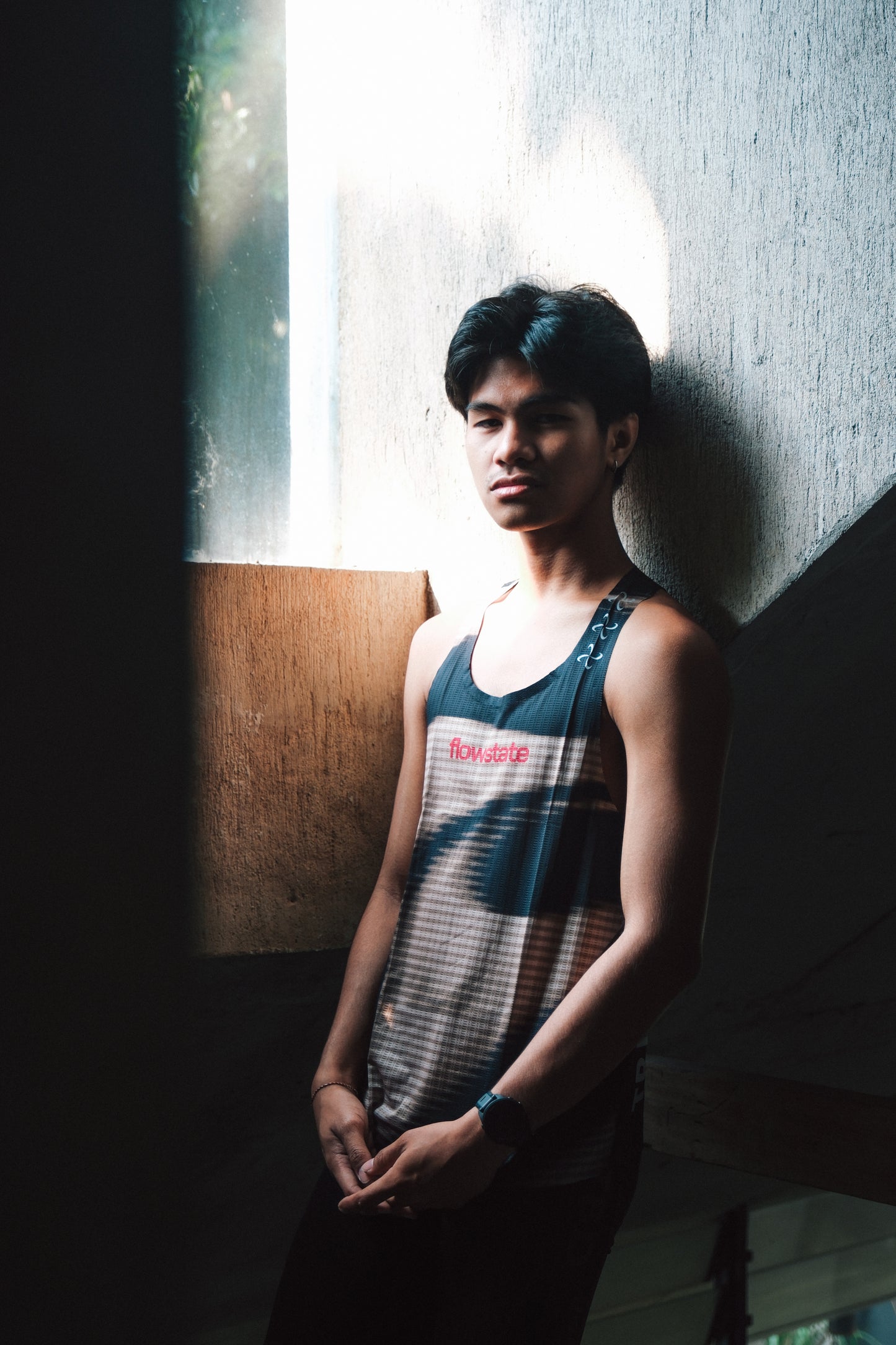 TBD Flowstate Collection - Singlet Male Distort Flow
