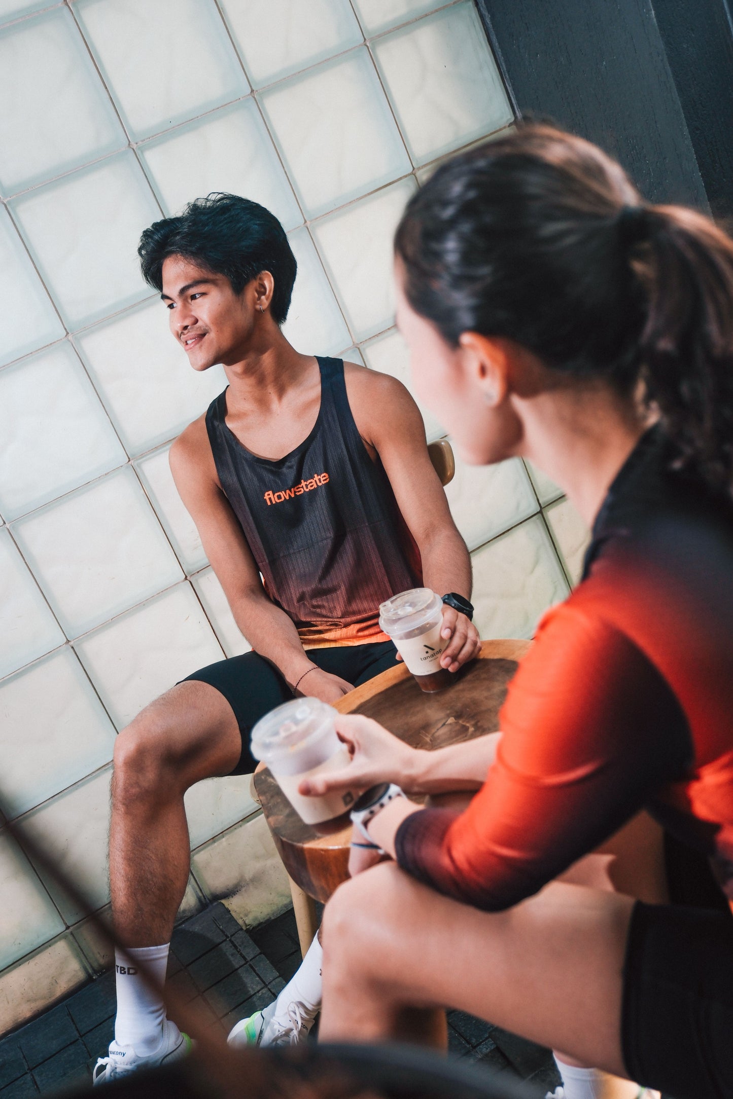 TBD Flowstate Collection - Singlet Male Redline Flow