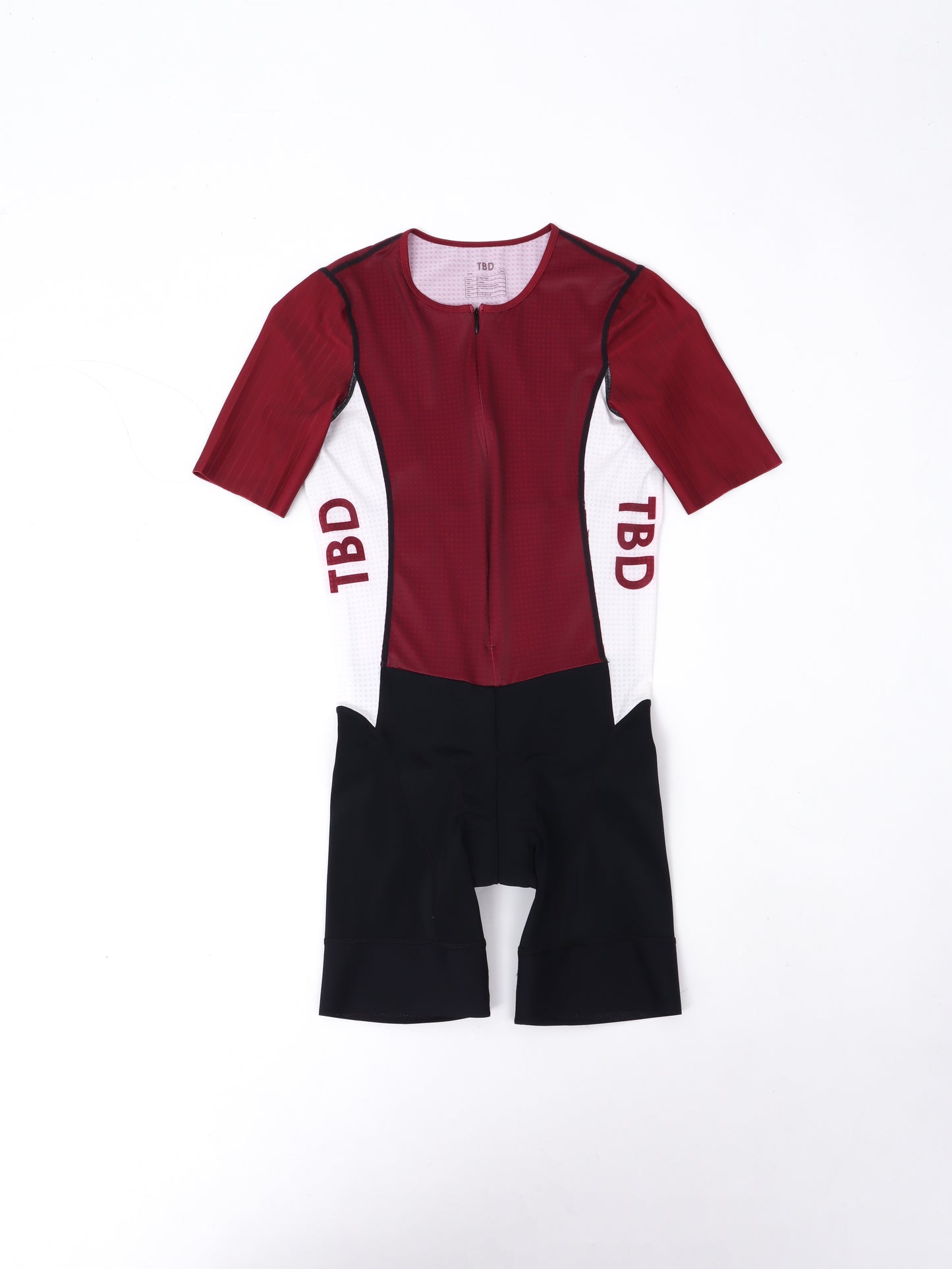 TBD Trisuit Short Sleeve - Maroon