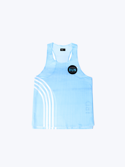 TBDxGarmin Run 2025 Official Mechandise - Singlet Blue