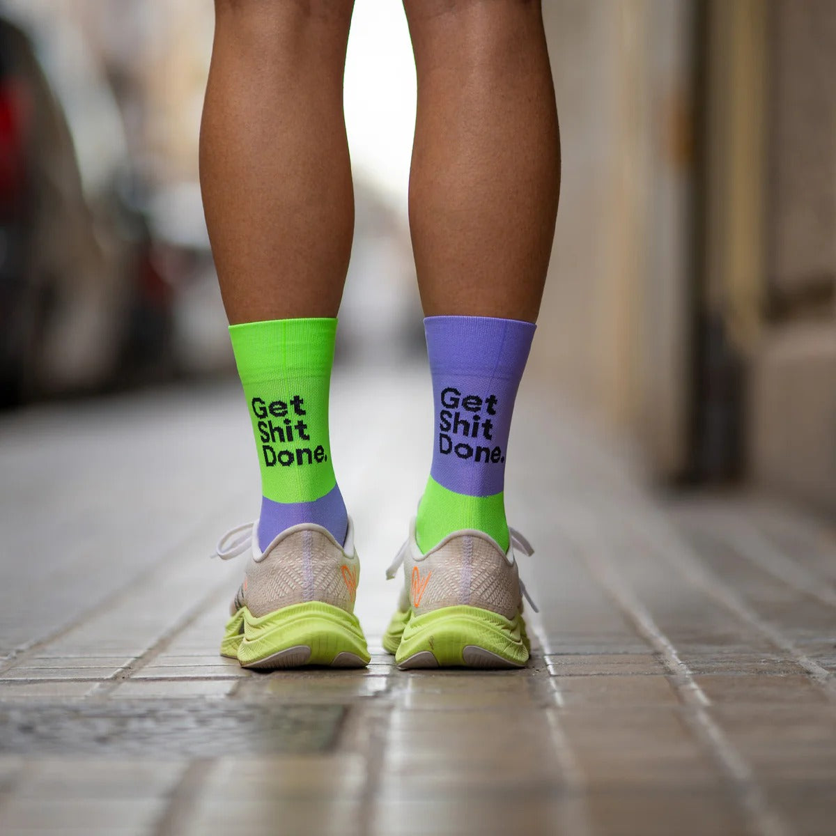 SPORCKS - GET SHIT DONE PURPLE - RUNNING SOCKS