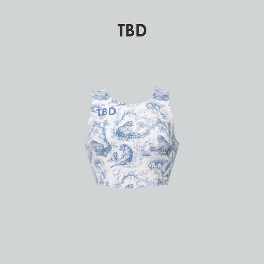 TBD x Kerenina Sunny - Crop Top Singlet