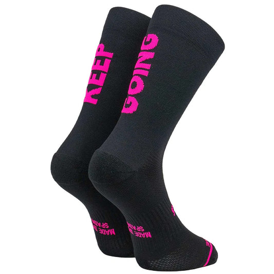 SPORCKS - KEEP GOING BLACK - RUNNING SOCKS