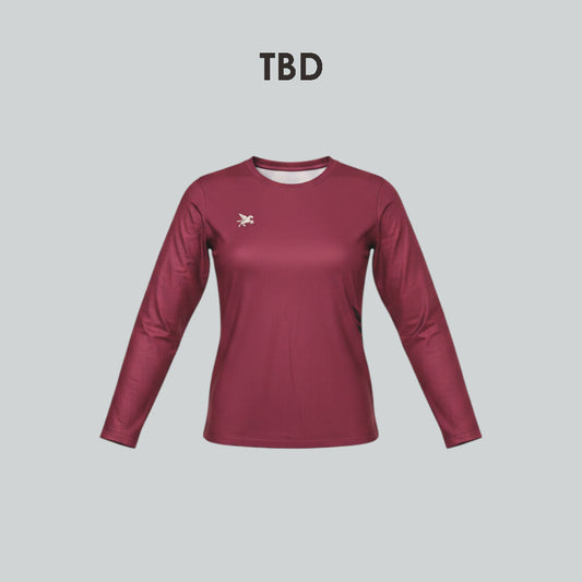Pegasus By TBD - Longsleeve Female Basic Burgundy