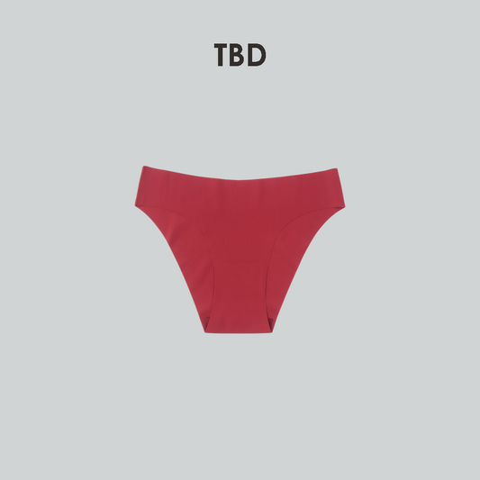 TBD Underwear - Seamless Panty Red