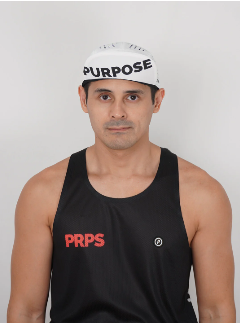 5-Panel Camper Cycling and Running Cap (White) Salmon