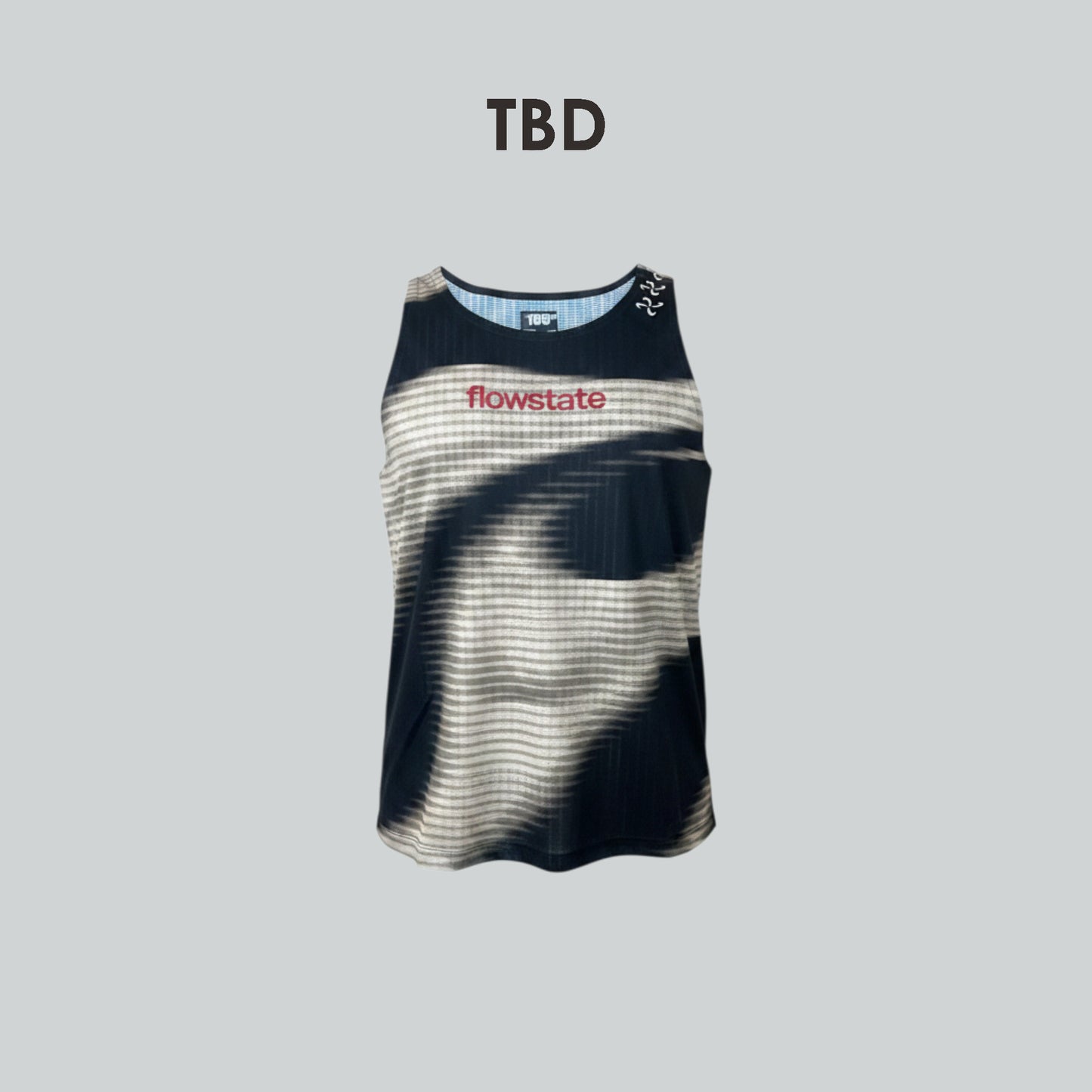 TBD Flowstate Collection - Singlet Male Distort Flow