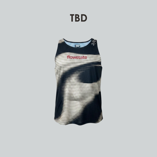 TBD Flowstate Collection - Singlet Male Distort Flow