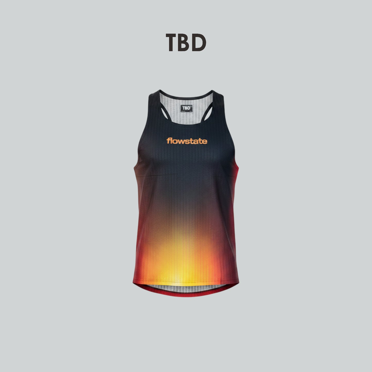 TBD Flowstate Collection - Singlet Male Redline Flow