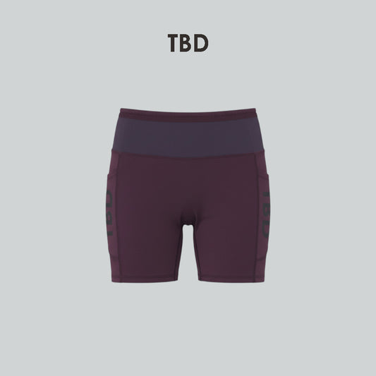 TBD Performance Tights Female - Maroon