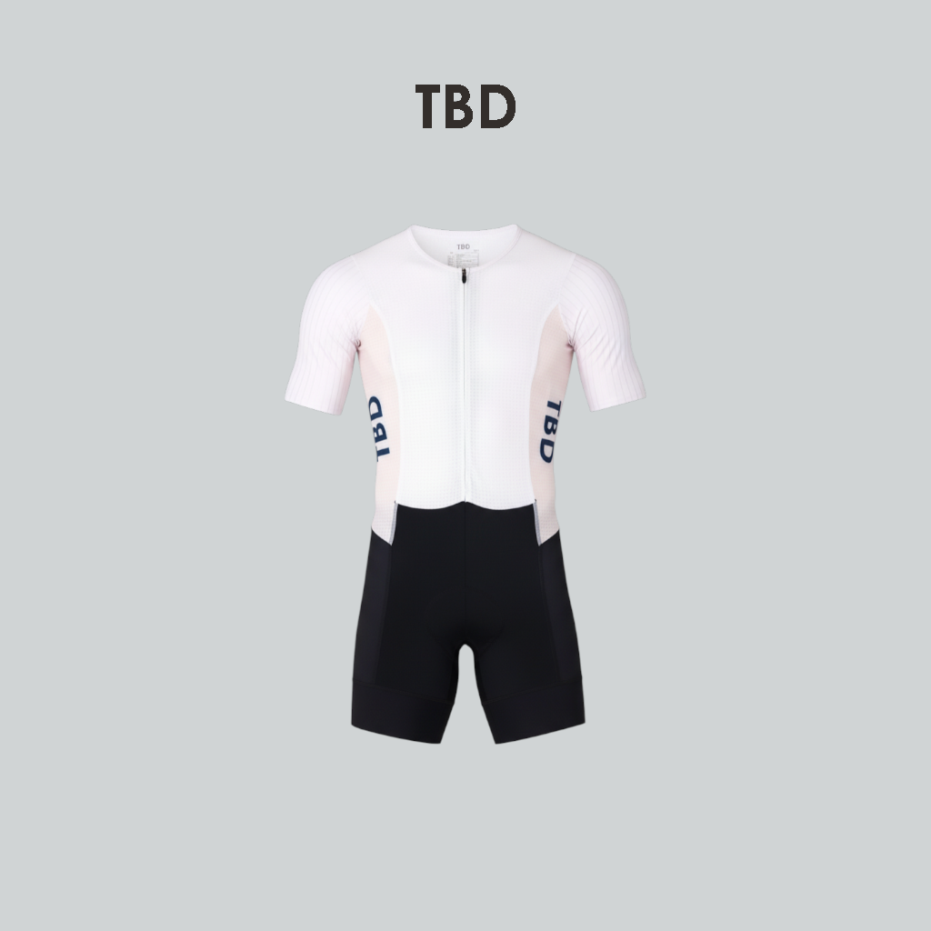 TBD Trisuit Short Sleeve - White