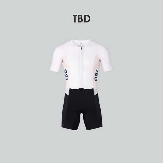 TBD Trisuit Short Sleeve - White
