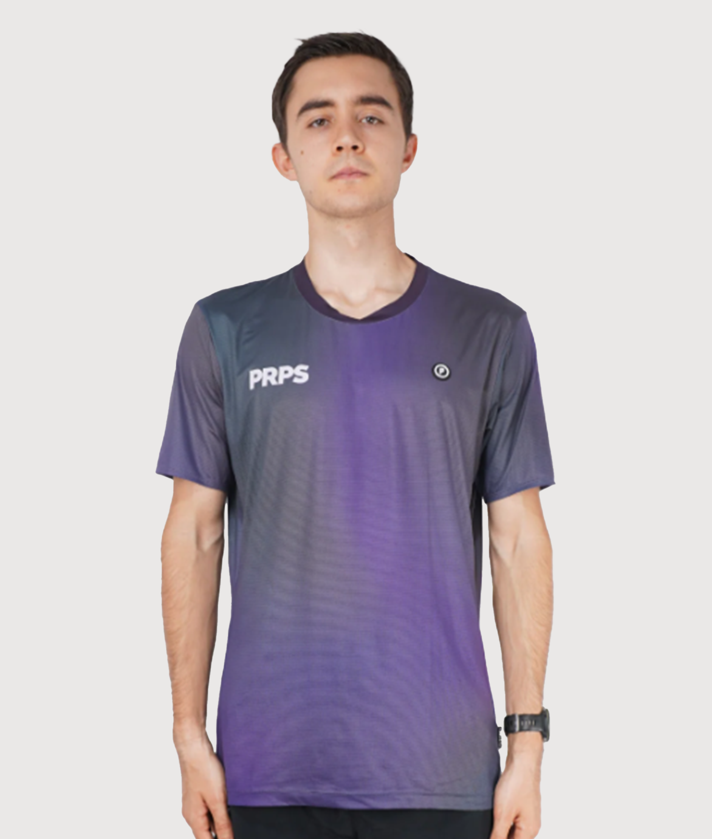 PURPOSE - Borealis - MEN Hypermesh™️ELITE Running T-Shirt Granite (Dark Navy Violet)